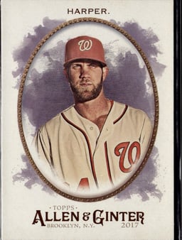 2017 Bryce Harper #50 Topps Allen & Ginter