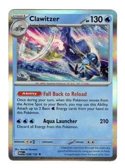 2025 Clawitzer #38 Mega Evolution