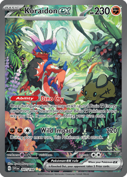 2023 Koraidon ex #247 Scarlet & Violet