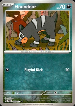 2025 Houndour #62 Prismatic Evolutions