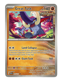 2025 Great Tusk #55 Prismatic Evolutions