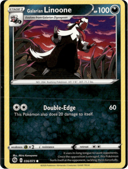 2020 Galarian Linoone #36 Champion's Path