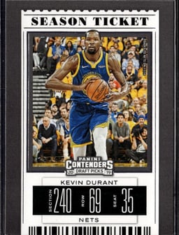 2019 Kevin Durant #28 Contenders Draft Picks