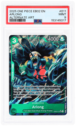 2025 One Piece Anime 25th Collection Alternate Art Arlong #EB02-011 PSA 9