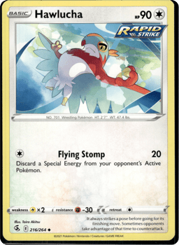 2021 Hawlucha #216 Fusion Strike