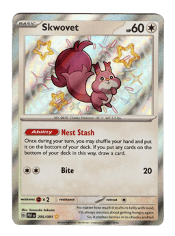 2024 Skwovet #205 Paldean Fates