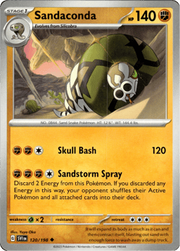 2023 Sandaconda #120 Scarlet & Violet