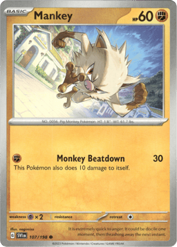 2024 Mankey #45 Paldean Fates