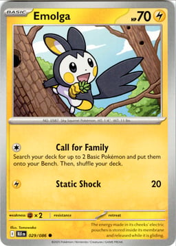 2025 Emolga #29 Black Bolt