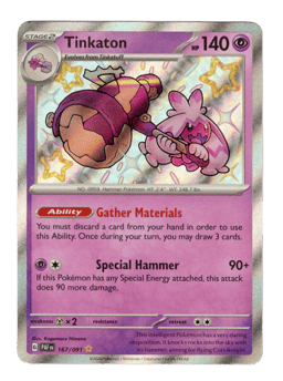 2024 Tinkaton #167 Paldean Fates