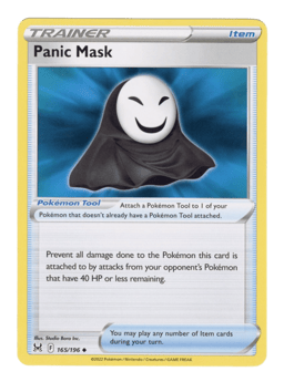 2022 Panic Mask #165 Lost Origin