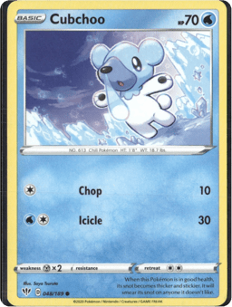 2020 Cubchoo #48 Darkness Ablaze