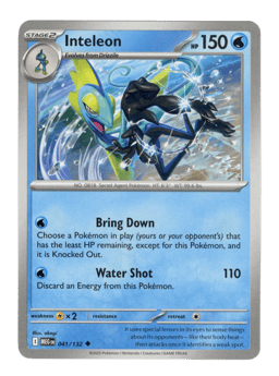 2025 Inteleon #41 Mega Evolution