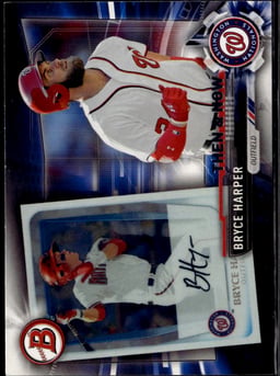 2017 Bryce Harper #Bowman-6 Topps Bowman Then & Now