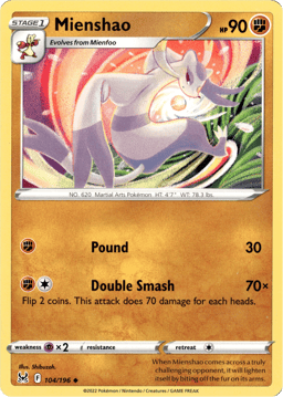 2022 Mienshao #104 Lost Origin