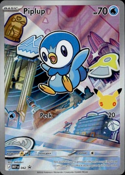 2026 Piplup #42 First Partner (Series 1)