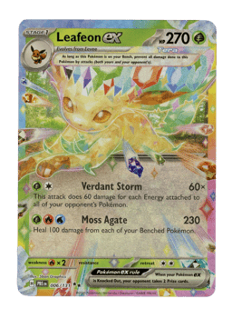 2025 Leafeon ex #6 Prismatic Evolutions