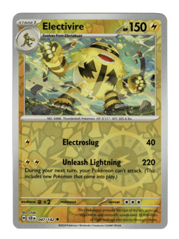 2024 Electivire #47 Stellar Crown