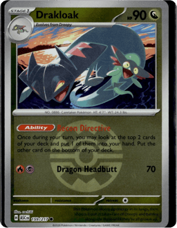 2026 Drakloak (Ball Reverse Holofoil) #159 Ascended Heroes