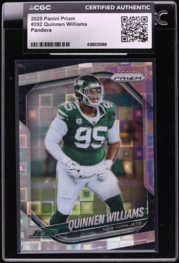 2025 Panini Prizm Pandora Quinnen Williams /400 #292 CGC AUTH