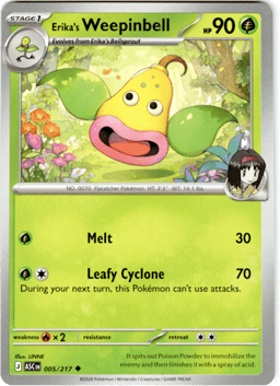 2026 Erika's Weepinbell #5 Ascended Heroes