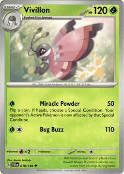 2023 Vivillon #10 Scarlet & Violet