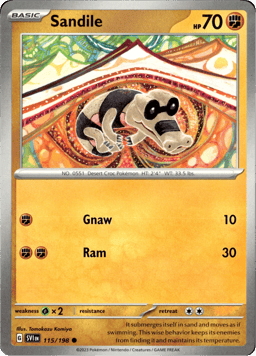 2023 Sandile #115 Scarlet & Violet