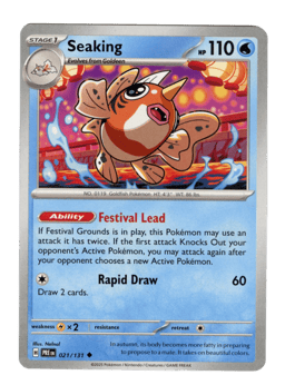 2025 Seaking #21 Prismatic Evolutions