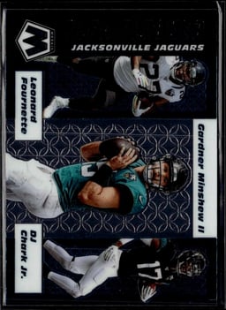 2020 Leonard Fournette, Gardner Minshew, DJ Chark Jr #FF10 Mosaic Flea Flicker