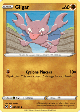 2022 Gligar #95 Lost Origin