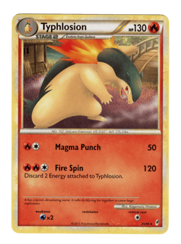 2011 Typhlosion #35 Call of Legends