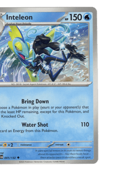 2025 Inteleon #41 Mega Evolution