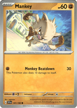 2024 Mankey #45 Paldean Fates