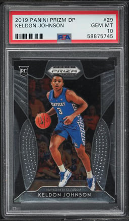 2019 Panini Prizm Draft Picks Keldon Johnson ROOKIE #29 PSA 10 GEM MINT