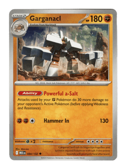 2025 Garganacl #84 Mega Evolution