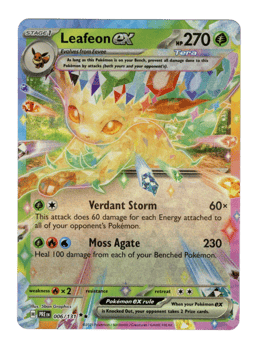 2025 Leafeon ex #6 Prismatic Evolutions