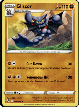 2021 Gliscor #141 Fusion Strike