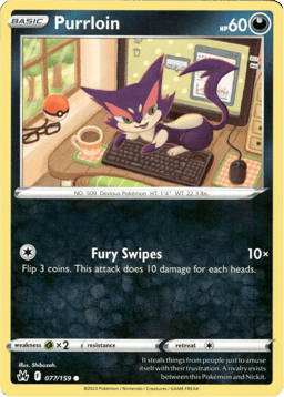 2023 Purrloin #77 Crown Zenith