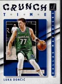 2021 Luka Dončić #5 Donruss Crunch Time