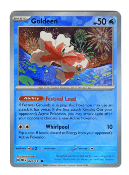 2025 Goldeen  (Master Ball) #20 Prismatic Evolutions