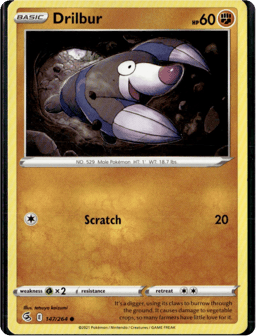 2021 Drilbur #147 Fusion Strike