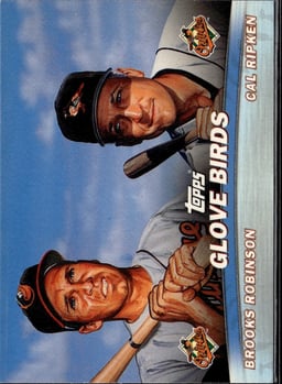 2000 Brooks Robinson #TC3 Glove Birds