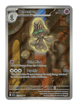 2025 Beheeyem #121 Black Bolt