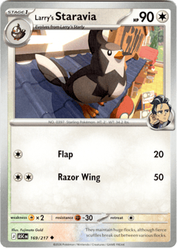 2026 Larry's Staravia #169 Ascended Heroes