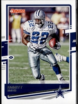 2020 Emmitt Smith #06 Donruss Football
