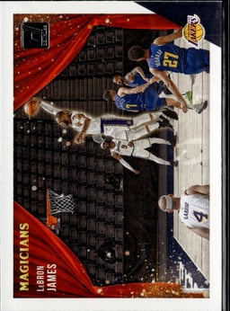 2021 LeBron James #3 Donruss Basketball Magicians
