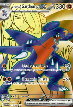 2025 Cynthia's Garchomp ex #215 Destined Rivals