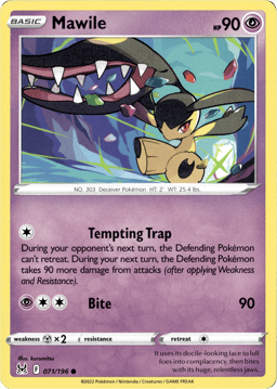 2022 Mawile #71 Lost Origin