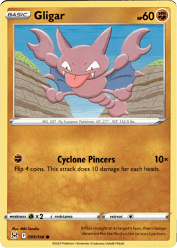 2022 Gligar #95 Lost Origin