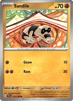2023 Sandile #115 Scarlet & Violet